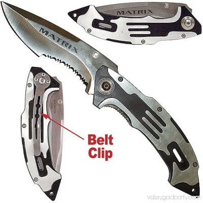 Whetstone Matrix Stainless Steel Folding Knife, Silver 563279225